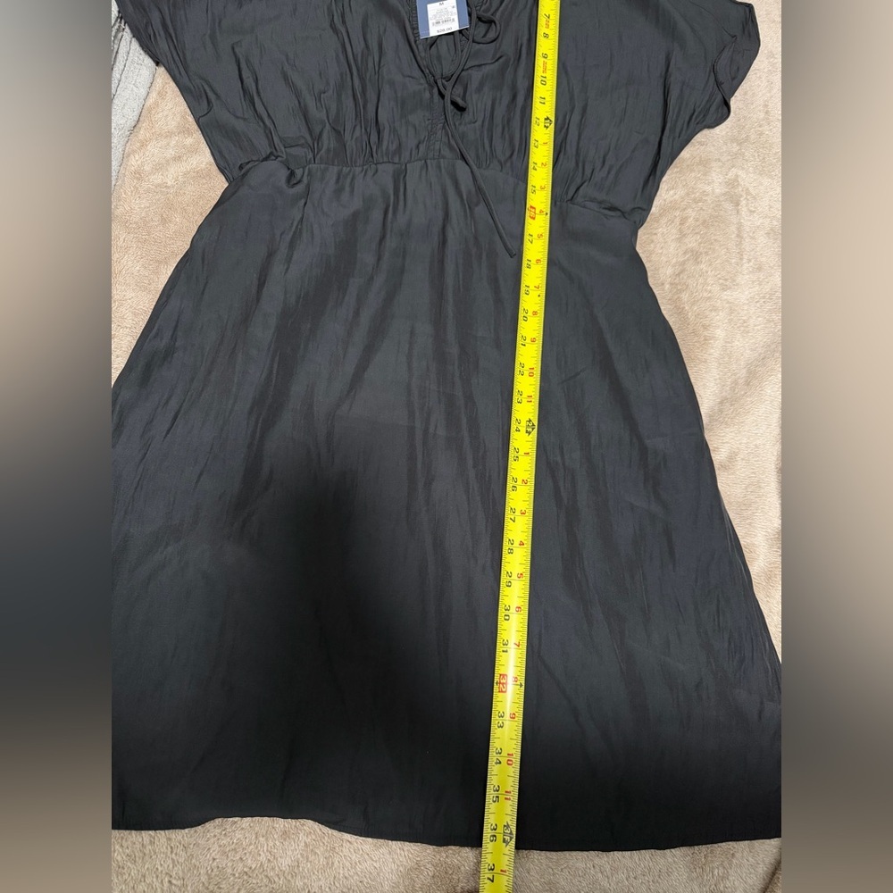 Tie-Front Flutter Short Sleeve Mini A-Line Dress - Universal Thread Medium NWT - Picture 13 of 15
